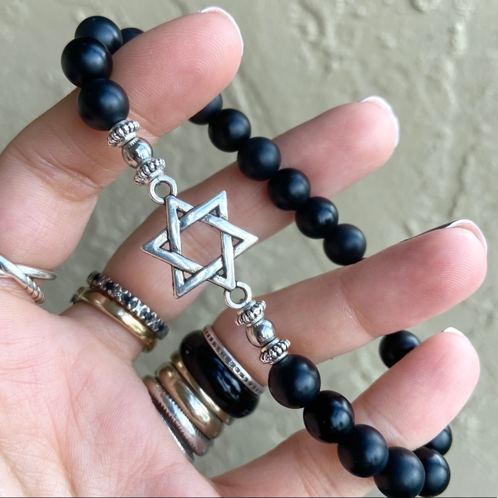 Men or women matte onyx & David’s star